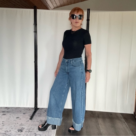 rag & bone Denim Wide-Leg Jeans - Picture 4 of 6